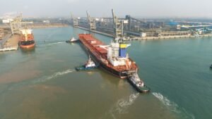 Paradip Port Berths Largest-Ever Capesize Vessel with 16.5-Metre Draft