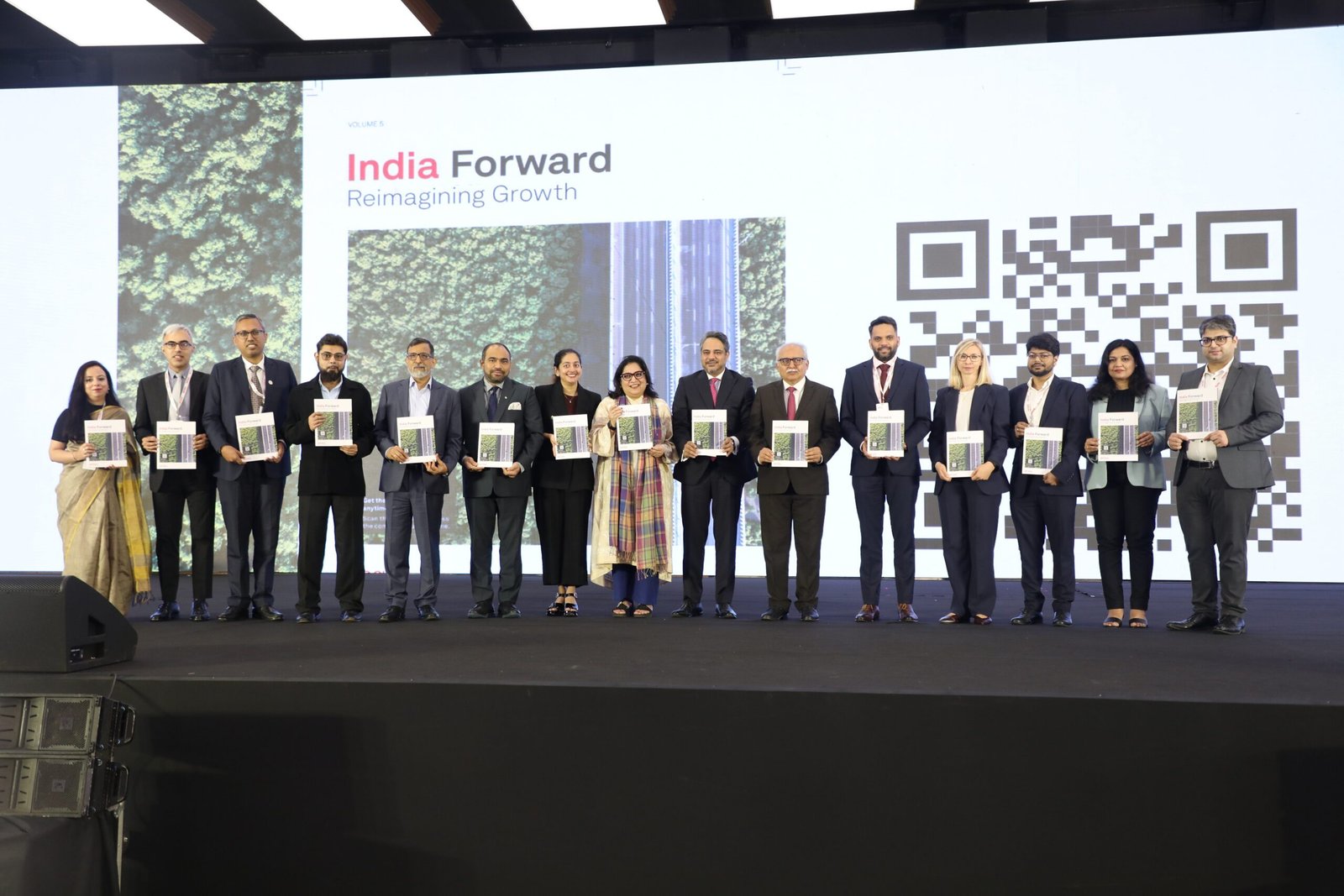 S&P Global Analysts launching the India Forward- Reimagining Growth Report