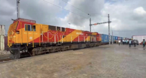 Ashwini Vaishnaw flags off Bulk Tiles Train at Western Carriers’ Gati Shakti Cargo Terminal in Morbi