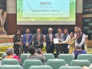 IREDA Wins 2nd Runner-Up Sustainability Award at ICMAI Green Awards IREDA Wins 2nd Runner-Up Sustainability Award at ICMAI Green Awards