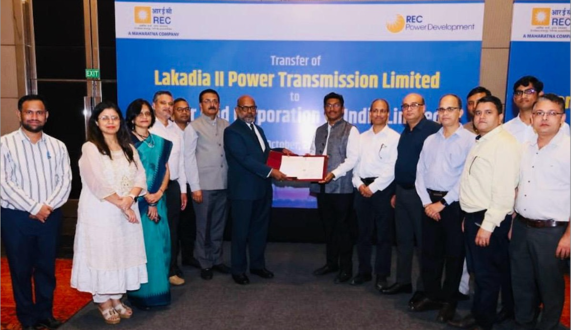 RECPDCL Transfers Two Interstate Transmission Projects to Power Grid and Ceigall India