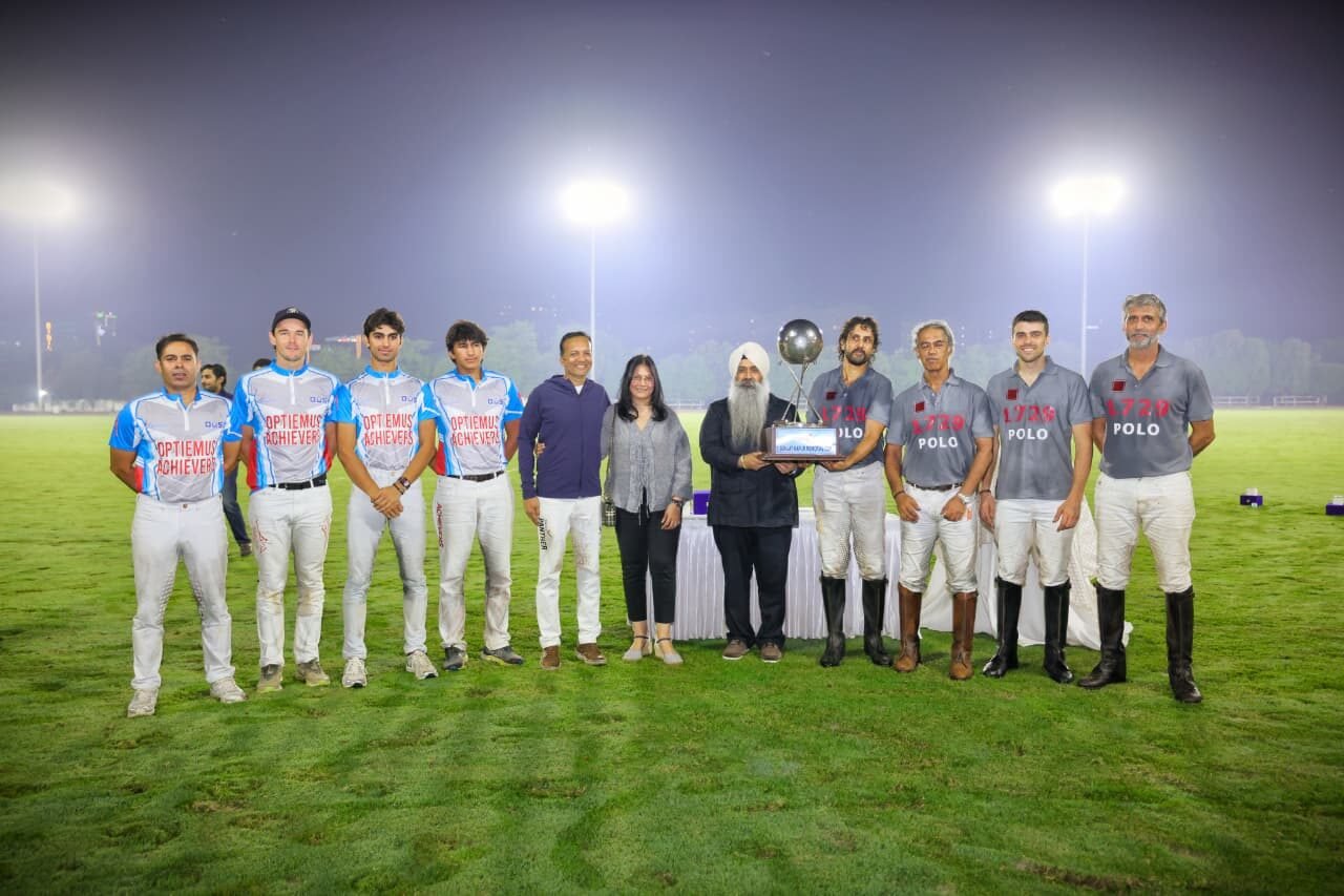 Jindal Steel's Chairman Naveen Jindal at Jindal Polo Estate, Noida